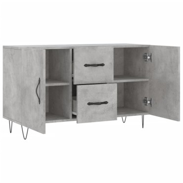 vidaXL Ντουλάπι Γκρι Σκυροδέματος 100x36x60cm Επεξεργασμένο Ξύλο 1 τεμ.