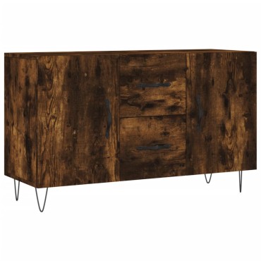 vidaXL Μπουφές Καπνιστή Δρυς 100x36x60cm Επεξεργασμένο Ξύλο 1 τεμ.