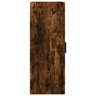 vidaXL Ντουλάπι Τοίχου Καπνιστή Δρυς 34,5x34x90cm 1 τεμ.