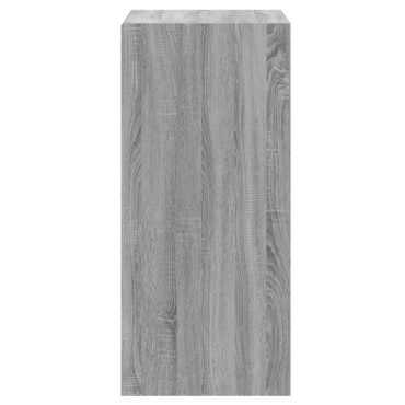 vidaXL Ντουλάπα Γκρι Sonoma 77x48x102 εκ. από Επεξεργασμένο Ξύλο