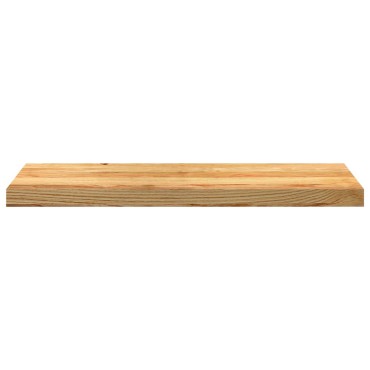 vidaXL Πατάκια Σκάλας 2 τεμ. Ανοιχτό Καφέ 80x30x2 cm Ξύλο Δρυός