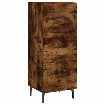 vidaXL Ντουλάπι Καπνιστή δρυς 34,5x34x180cm από Επεξεργασμένο Ξύλο 1 τεμ.
