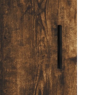 vidaXL Ντουλάπι Καπνιστή δρυς 34,5x34x180cm από Επεξεργασμένο Ξύλο 1 τεμ.