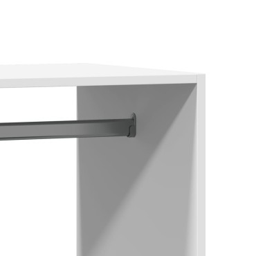 vidaXL Ντουλάπα Λευκή 77 x 48 x 102 εκ. από Επεξεργασμένο Ξύλο