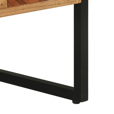 vidaXL Ντουλάπι TV Καφέ 100x35x50cm Στερεό Ξύλο Ακακίας