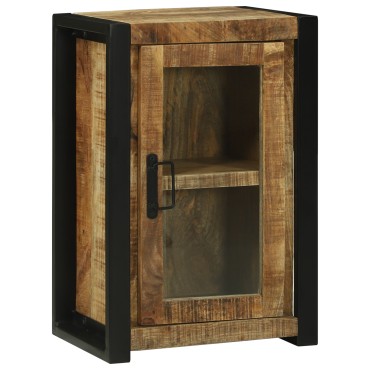 vidaXL Ντουλάπι Μπάνιου Καφέ 40x30x60cm Στερεό ξύλο μάνγκο 1 τεμ.