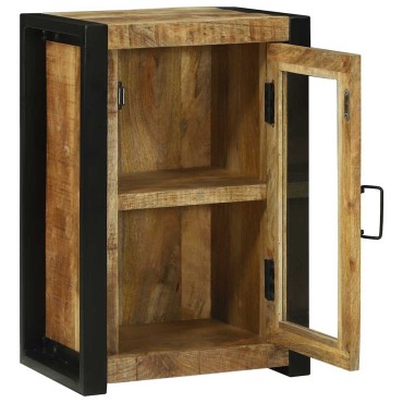 vidaXL Ντουλάπι Μπάνιου Καφέ 40x30x60cm Στερεό ξύλο μάνγκο 1 τεμ.