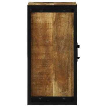 vidaXL Ντουλάπι Μπάνιου Καφέ 40x30x60cm Στερεό ξύλο μάνγκο 1 τεμ.