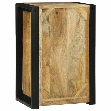 vidaXL Ντουλάπι Μπάνιου Καφέ 40x30x60cm Στερεό ξύλο μάνγκο 1 τεμ.