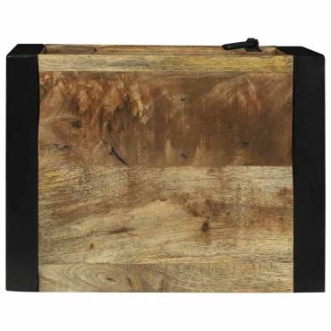 vidaXL Ντουλάπι Μπάνιου Καφέ 40x30x60cm Στερεό ξύλο μάνγκο 1 τεμ.