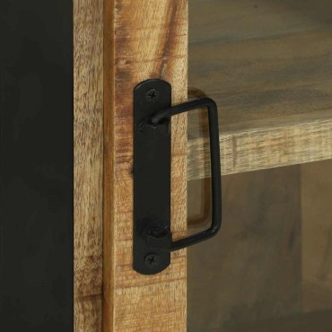 vidaXL Ντουλάπι Μπάνιου Καφέ 40x30x60cm Στερεό ξύλο μάνγκο 1 τεμ.