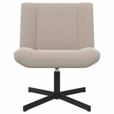 vidaXL Περιστρεφόμενη καρέκλα Ανοιχτό γκρι 63x75x76 εκ