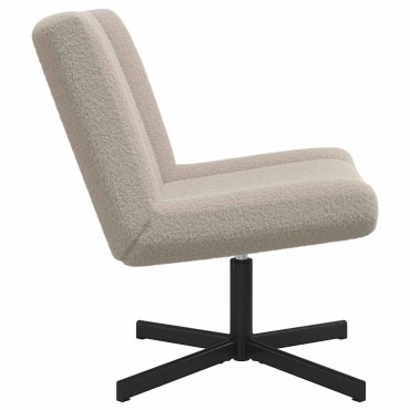 vidaXL Περιστρεφόμενη καρέκλα Ανοιχτό γκρι 63x75x76 εκ