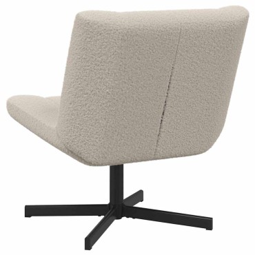 vidaXL Περιστρεφόμενη καρέκλα Ανοιχτό γκρι 63x75x76 εκ