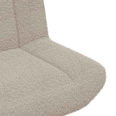 vidaXL Περιστρεφόμενη καρέκλα Ανοιχτό γκρι 63x75x76 εκ