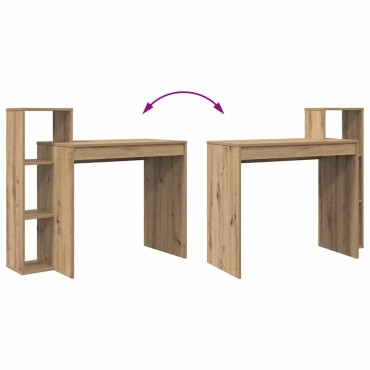 vidaXL Γραφείο Artisan Oak Επεξεργασμένο Ξύλο 100x40x90cm 1 τεμ.