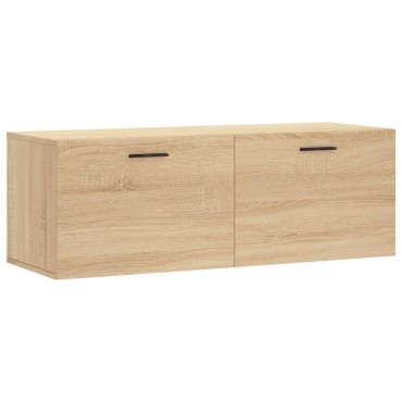 vidaXL Ντουλάπι Τοίχου Sonoma Δρυς 100x36,5x35cm Επεξεργ. Ξύλο 1 τεμ.