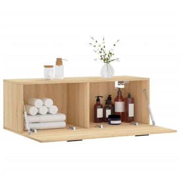 vidaXL Ντουλάπι Τοίχου Sonoma Δρυς 100x36,5x35cm Επεξεργ. Ξύλο 1 τεμ.