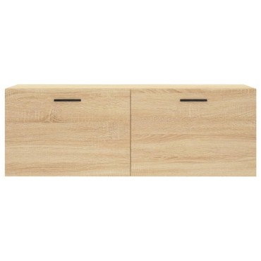 vidaXL Ντουλάπι Τοίχου Sonoma Δρυς 100x36,5x35cm Επεξεργ. Ξύλο 1 τεμ.
