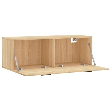 vidaXL Ντουλάπι Τοίχου Sonoma Δρυς 100x36,5x35cm Επεξεργ. Ξύλο 1 τεμ.