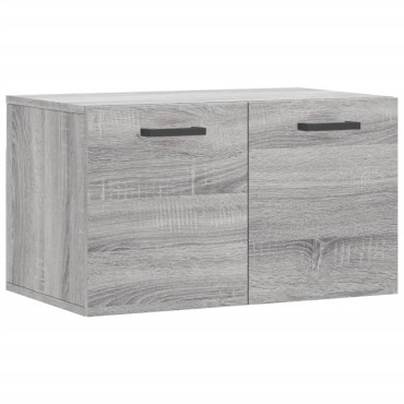 vidaXL Ντουλάπι Τοίχου Γκρι Sonoma 60x36,5x35cm Επεξεργασμένο Ξύλο 1 τεμ.