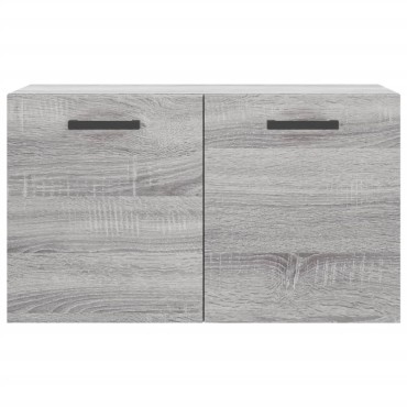 vidaXL Ντουλάπι Τοίχου Γκρι Sonoma 60x36,5x35cm Επεξεργασμένο Ξύλο 1 τεμ.