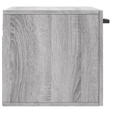 vidaXL Ντουλάπι Τοίχου Γκρι Sonoma 60x36,5x35cm Επεξεργασμένο Ξύλο 1 τεμ.