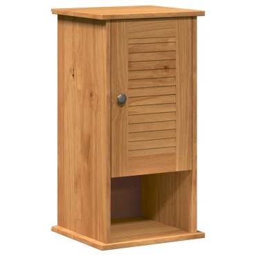 vidaXL Σετ Επίπλων Μπάνιου VIGO 5 τεμ. Μέλι Καφέ Στερεά ξυλεία πεύκου 37x34x110cm