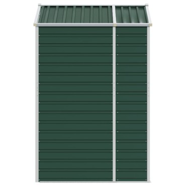 vidaXL Αποθήκη Κήπου Πράσινη 191x130x198 εκ. Γαλβανισμένο Ατσάλι