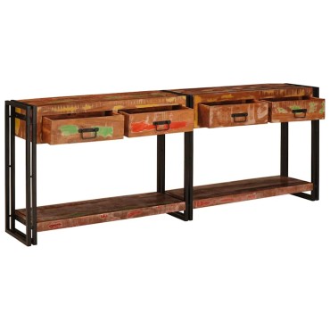 vidaXL Τραπέζια Κονσόλες 2 τμχ. Πολύχρωμο 200x33x75 εκ