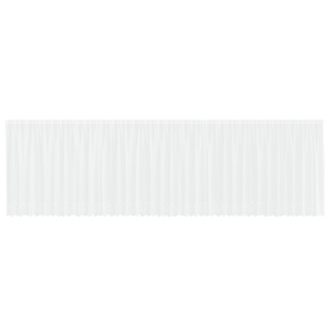 vidaXL Κουρτίνα Δαντέλας με κουρτίνες Λευκό 140x900cm Πολυεστέρας