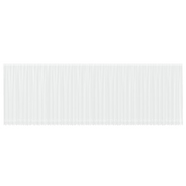 vidaXL Κουρτίνα Δαντέλας με κουρτίνες Λευκό 220x1200cm Πολυεστέρας