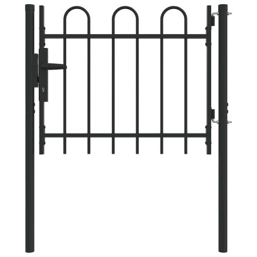 vidaXL Πύλη Φράχτη BOXTEL 103 x 124,5 εκ Χάλυβας με επίστρωση πούδρας