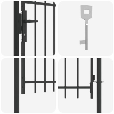 vidaXL Πύλη Φράχτη BOXTEL 103 x 175 cm Χάλυβας με επίστρωση πούδρας