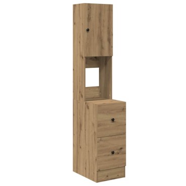vidaXL Πλαϊνός πάγκος κουζίνας Artisan Oak 32x50x180cm