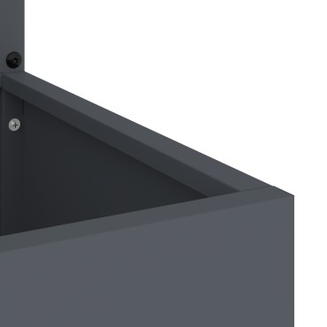 vidaXL Οθόνη Ιδιωτικότητας Κήπου Ανθρακί 32 x 32 x 150 εκ