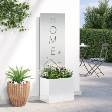 vidaXL Οθόνη Ιδιωτικότητας Κήπου Ασημί 50 x 32 x 150 εκ