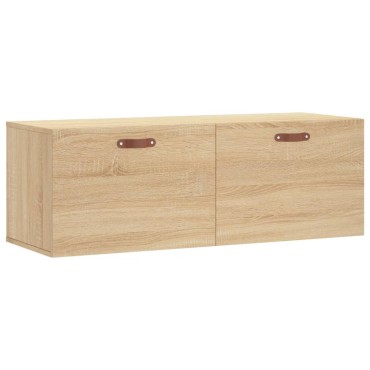 vidaXL Ντουλάπι Τοίχου Sonoma Δρυς 100x36,5x35cm Επεξεργ. Ξύλο 1 τεμ.