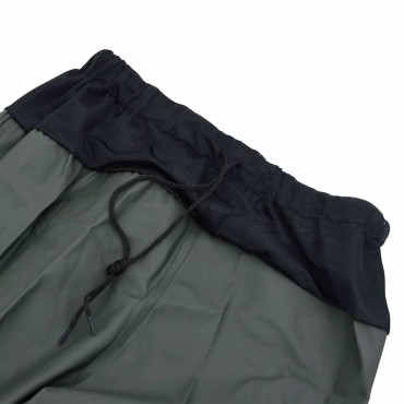 vidaXL Waist Waders με μπότες σκούρο πράσινο μέγεθος 41