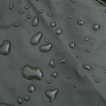 vidaXL Waist Waders με μπότες σκούρο πράσινο μέγεθος 41