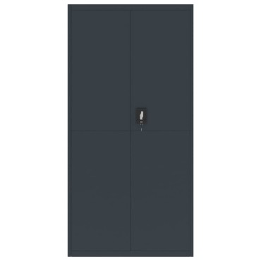 vidaXL Αρχειοθήκη Ανθρακί 90x40x180cm Ατσάλινη 1 τεμ.