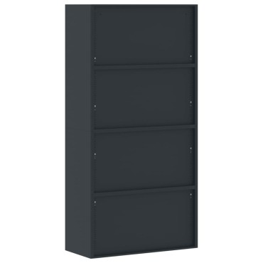 vidaXL Αρχειοθήκη Ανθρακί 90x40x180cm Ατσάλινη 1 τεμ.