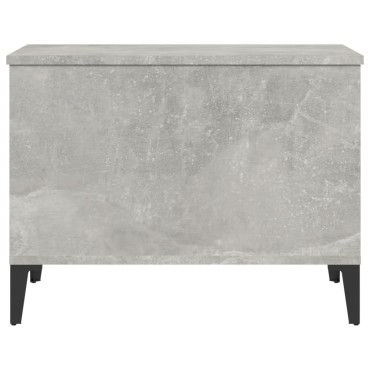 vidaXL Τραπεζάκι Σαλονιού Γκρι Σκυρ. 60x44,5x45cm Επεξεργ. Ξύλο 1 τεμ.