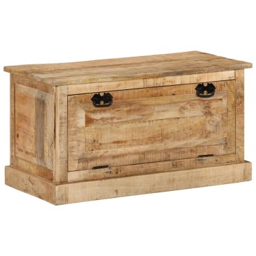 vidaXL Παπουτσοθήκη 85x40x45cm από Μασίφ Ξύλο Μάνγκο 1 τεμ.