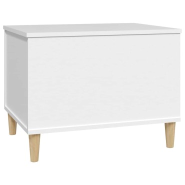 vidaXL Τραπεζάκι Σαλονιού Λευκό 60x44,5x45cm από Επεξεργασμένο Ξύλο 1 τεμ.