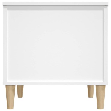vidaXL Τραπεζάκι Σαλονιού Λευκό 60x44,5x45cm από Επεξεργασμένο Ξύλο 1 τεμ.