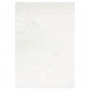 vidaXL Χαλί OVIEDO με Κοντό Πέλος Κρεμ 160x230cm