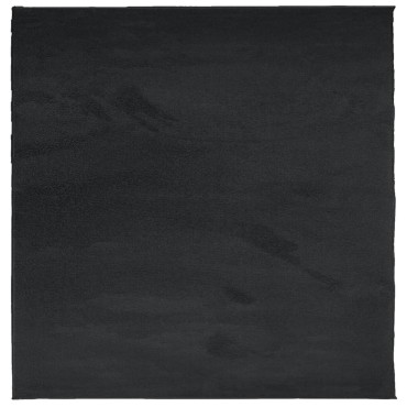 vidaXL Χαλί OVIEDO με Κοντό Πέλος Μαύρο 200x200cm