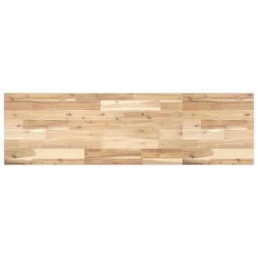 vidaXL Ράφια Κρεμαστά 2 τεμ. 140x40x2cm Ακατέργαστο Μασίφ Ξύλο Ακακίας