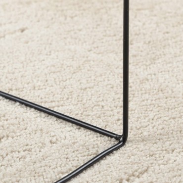 vidaXL Χαλί OVIEDO με Κοντό Πέλος Μπεζ 200x200cm